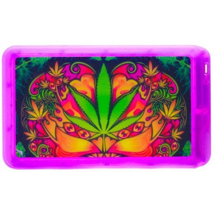 Jouge Led 7 Changable Colors Rolling Tray - Purple - SBCDISTRO