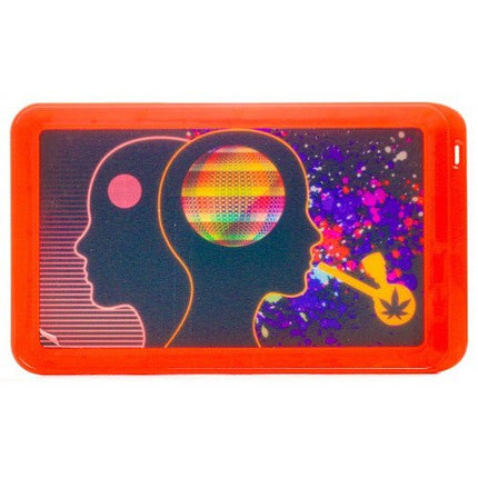 Jouge Led 7 Changable Colors Rolling Tray - Red - SBCDISTRO