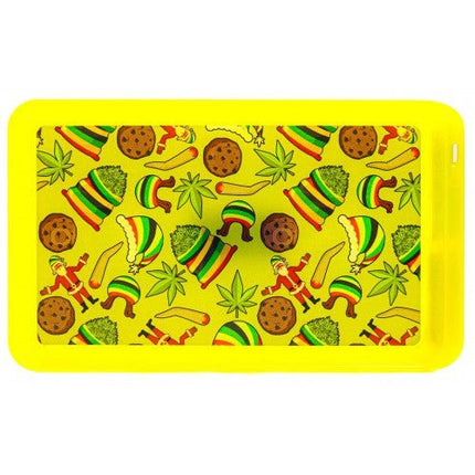 Jouge Led 7 Changable Colors Rolling Tray - Yellow - SBCDISTRO