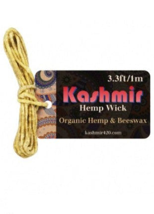 Kashmir Hemp Wick ( 3.3ft/1meter ) Organic Hemp & Beeswax - 60ct - SBCDISTRO