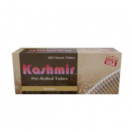 Kashmir Prerolled Tubes Bronze 20mm 200ct - SBCDISTRO