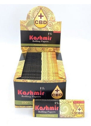 Kashmir Rolling Paper 1 1/4 Cbd+ 32 Leaves 50ct - SBCDISTRO