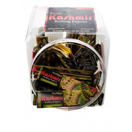 Kashmir Rolling Paper Jar Organic Hemp King Slim 50ct Booklet - SBCDISTRO