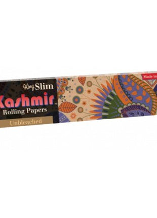 Kashmir Rolling Paper King Slim Unbleached 32ct Papers - SBCDISTRO