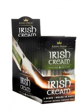King Palm Cones Mini Size Irish Cream 15ct - SBCDISTRO