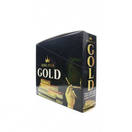 King Palm - Mini Size With Arcylic Packing Stick - Vanilla Gold - 15ct Pouches - SBCDISTRO