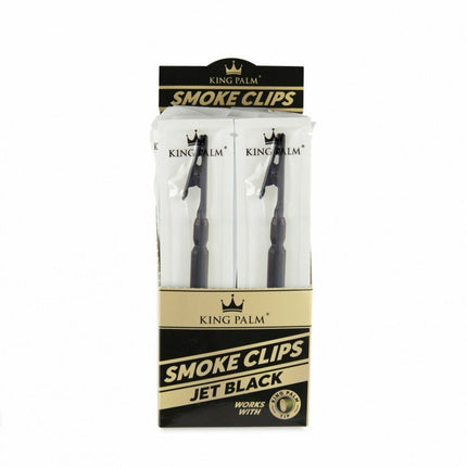 King Palm Roach Clip - 24ct Jet Black - SBCDISTRO