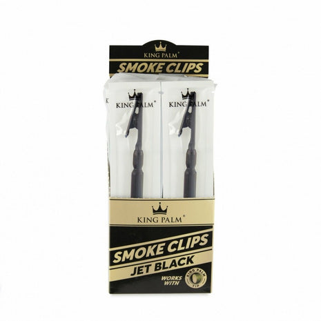 King Palm Roach Clip - 24ct Jet Black - SBCDISTRO