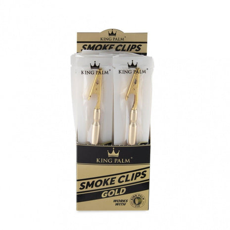 King Palm Roach Clip - Gold 24ct - SBCDISTRO