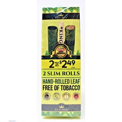 King Palm Slim Rolls | 2 Rolls/pouch - 20ct/box - SBCDISTRO