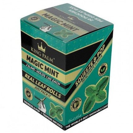 King Palm Wraps - Slim Size -magic Mint - 20ct - SBCDISTRO
