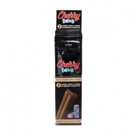 King Palm Wraps With Flavor Tips - Cherry Bomb - 15ct - SBCDISTRO