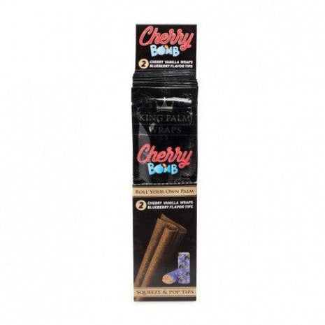 King Palm Wraps With Flavor Tips - Cherry Bomb - 15ct - SBCDISTRO