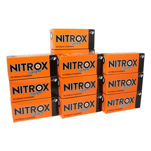 Nitrocharged Cream Charges 50ct (50ct/case- 12case/mc) - Yellow- Food Purpose Only - SBCDISTRO