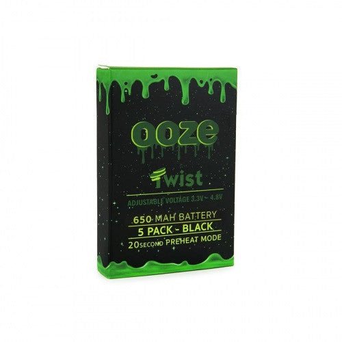Ooze 650 Twist Battery - 5ct/pk - SBCDISTRO