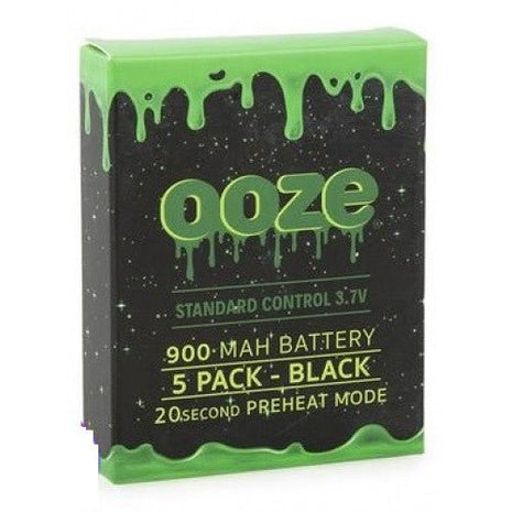 Ooze 900 Mah Battery - 5ct/pack - SBCDISTRO