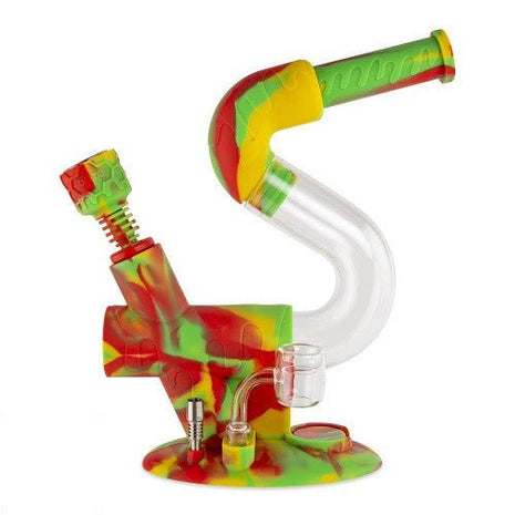 Ooze Swerve Silicone Water Pipe And Nectar Collector - SBCDISTRO