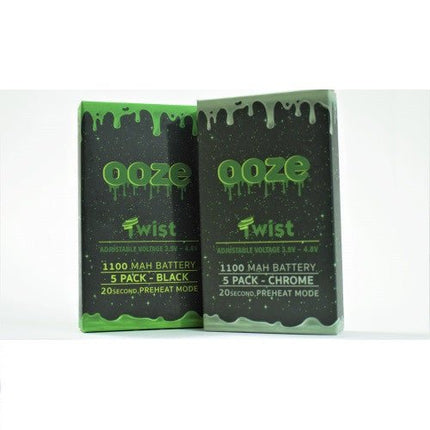 Ooze Twist 1100 Mah Battery - 5ct/pack - SBCDISTRO