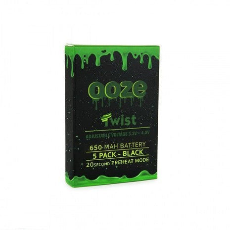 Ooze Twist 650 Mah Battery - 5ct/pack - SBCDISTRO