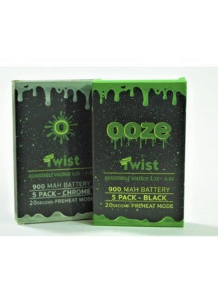 Ooze Twist 900 Mah Battery - 5ct/pack - SBCDISTRO