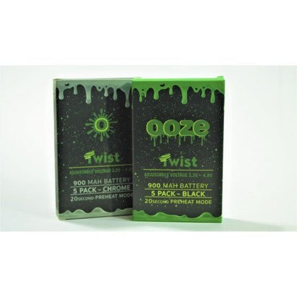 Ooze Twist 900 Mah Battery - 5ct/pack - SBCDISTRO