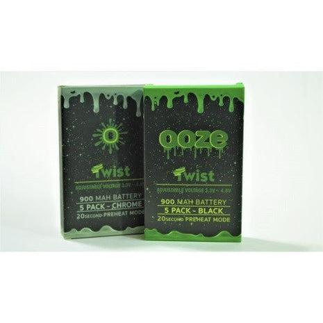 Ooze Twist 900 Mah Battery - 5ct/pack - SBCDISTRO