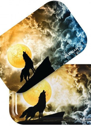 Pulsar Magnetic Rolling Tray Lid 11"X7" - Wolf Howl - SBCDISTRO