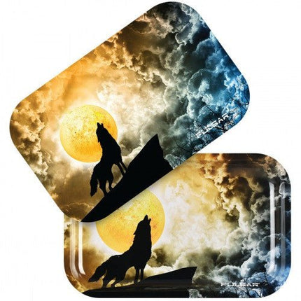 Pulsar Magnetic Rolling Tray Lid 11"X7" - Wolf Howl - SBCDISTRO