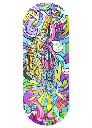 Pulsar Sk8tray Metal Rolling Tray With Lid -mechanical Owl 7.25"X19.75" - SBCDISTRO
