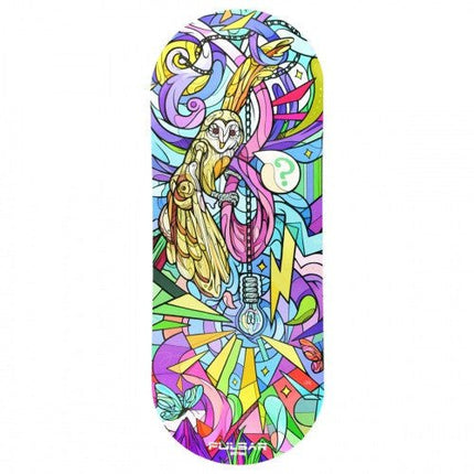 Pulsar Sk8tray Metal Rolling Tray With Lid -mechanical Owl 7.25"X19.75" - SBCDISTRO