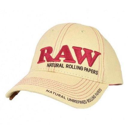 Raw Baseball Cap | Poker Holder Snapback | Red On Gold - SBCDISTRO