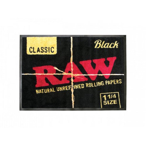 Raw Black Floor Mat Rug - SBCDISTRO