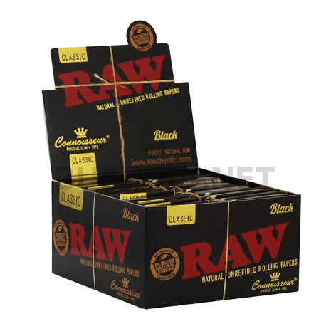 Raw Black King Size 50 Packs Per Box - SBCDISTRO