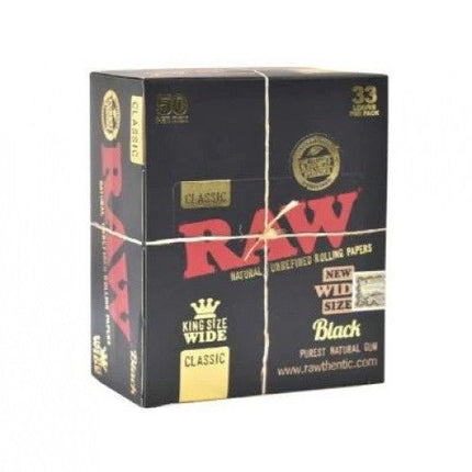 Raw Classic Ks Wide 50 Per Box 33 Leaves/pack - SBCDISTRO