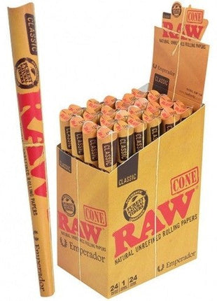 Raw Classic Pre -Roll Cone Emperador 24 Ct / Pk - SBCDISTRO