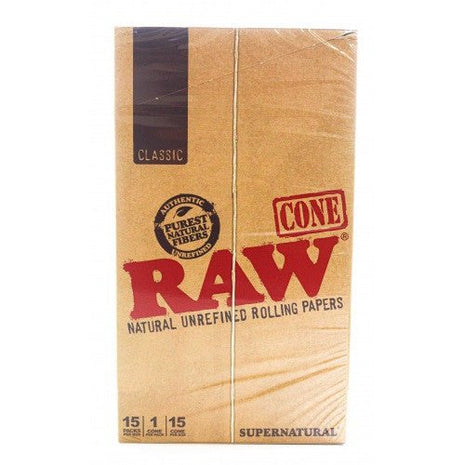 RAW CLASSIC SUPER NATURAL 15 PK - SBCDISTRO