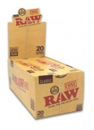 Raw Cone Single Size 70/45 Classic 20 Cone Per Pack - SBCDISTRO