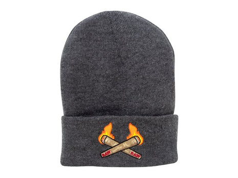 Raw Grey Burning Cones Beanies - SBCDISTRO