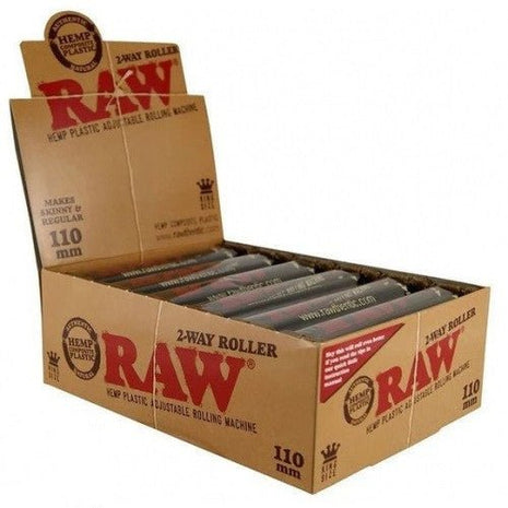 Raw Hemp Plastic Adjustable Roller Machine 2 Way Roller - SBCDISTRO