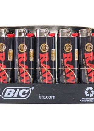 Raw Lighter Black Design 50ct Lighter Tray - SBCDISTRO