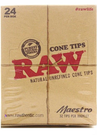 Raw Maestro Cone Shape Cone Tips - SBCDISTRO
