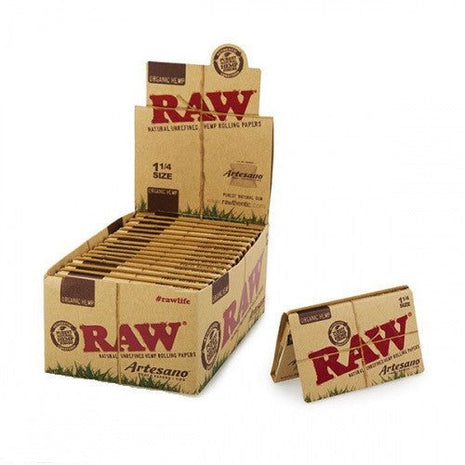 Raw Organic Hemp Artesano 1 1/4- 30ct/pk - SBCDISTRO
