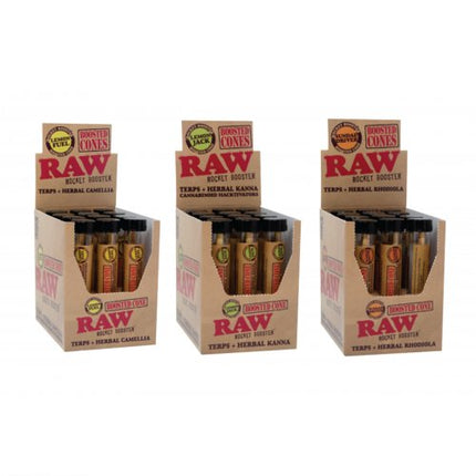 Raw Rocket Booster Cones 12ct/display - SBCDISTRO