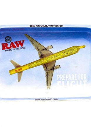 Raw Rolling Tray Metal Small High Flight - SBCDISTRO