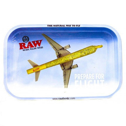 Raw Rolling Tray Metal Small High Flight - SBCDISTRO