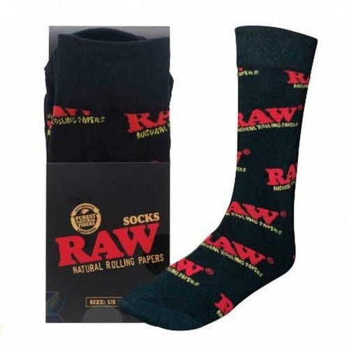 Raw Socks - Black (10-13) - SBCDISTRO