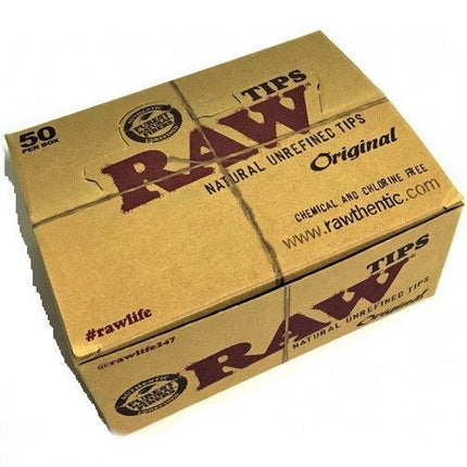 Raw Tips 50ct Papers - SBCDISTRO