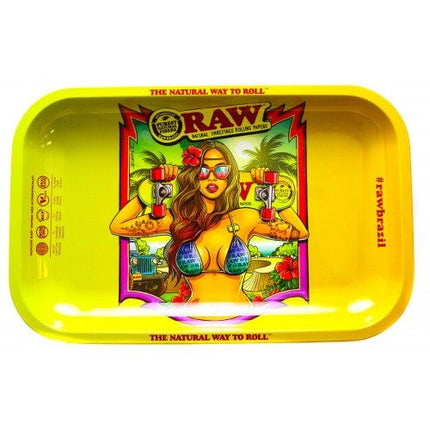 Raw Trays Medium With Bikini Girl Design - SBCDISTRO