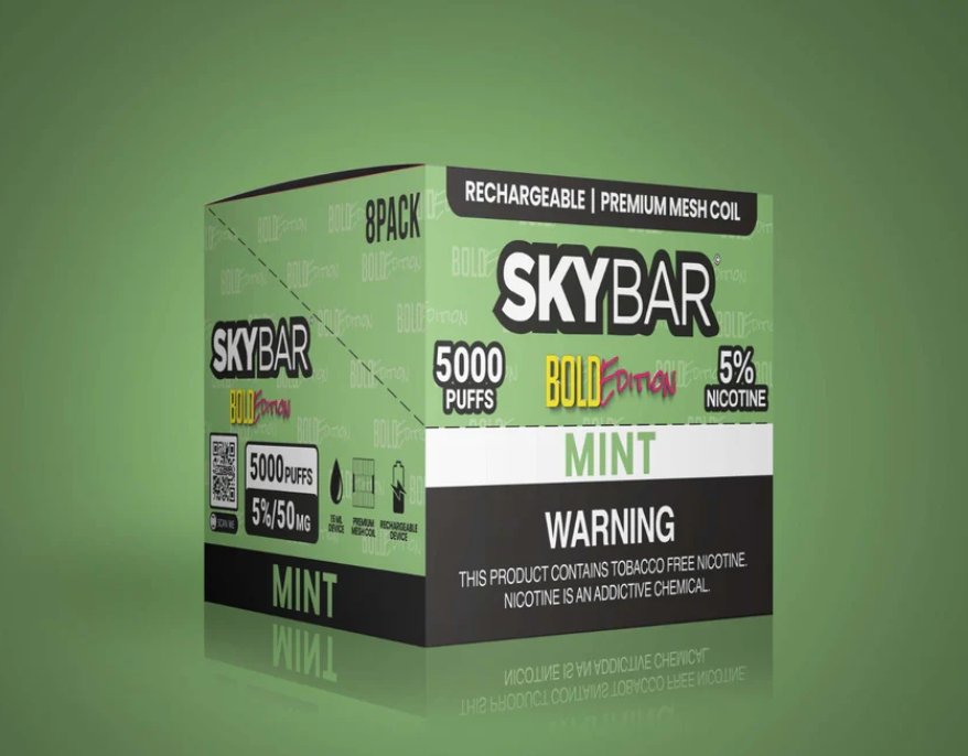 SKYBAR 5000 PUFFS BOLD 8CT BOX - SBCDISTRO