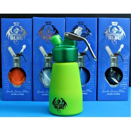Special Blue 1/4 L Whipper Cream Dispenser Metal Head - For Food Purpose Only - SBCDISTRO
